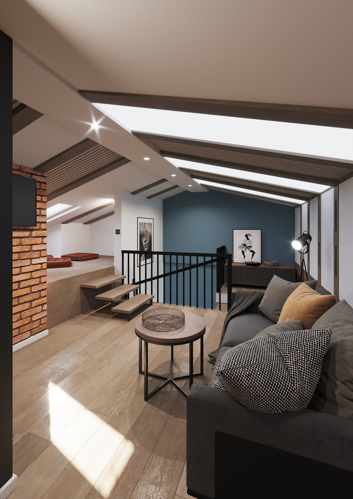 Дизайн интерьера таунхауса в Ростове