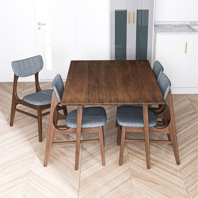 Elegant Rectangular Walnut Kitchen Table: Timeless Style for Modern Kitchens