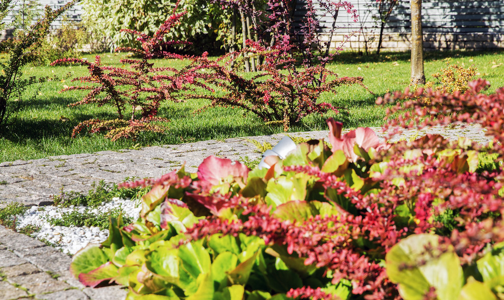 Сад на Пятницком шоссе.  Дизайнер Лариса Юрова