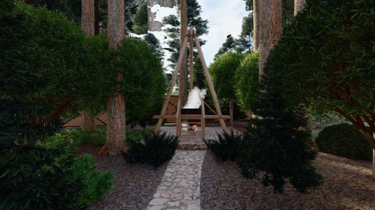 Ландшафт. Лесная погулка