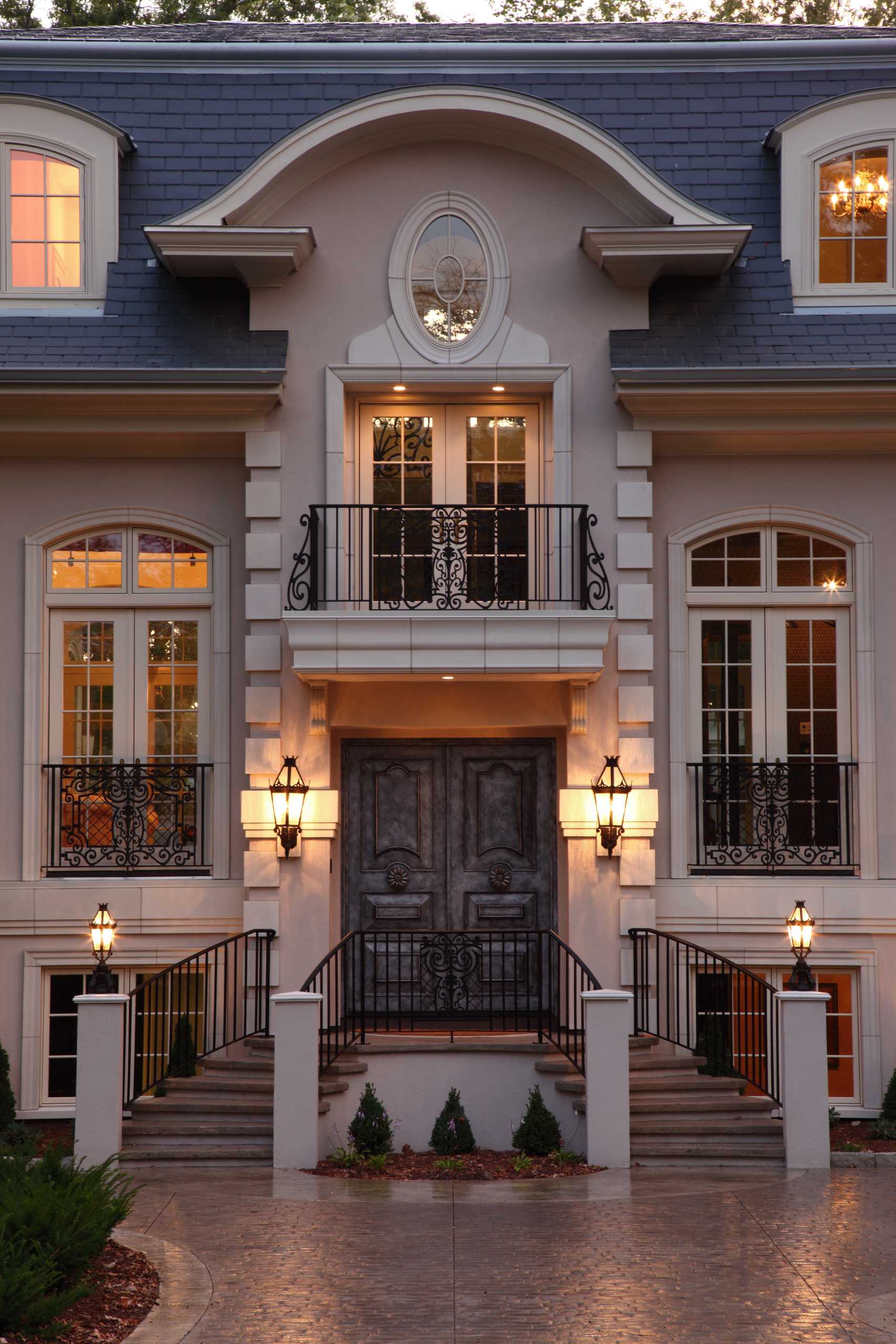 French Chateau Exterior - Photos \u0026 Ideas | Houzz, image size:1706x2560