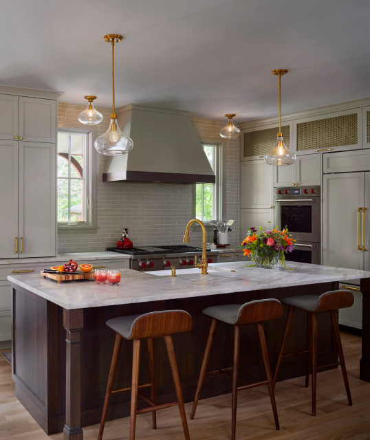 Transitional Kitchen nyklassisk-koek
