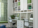 Transitional Home Office by Johnston Home Interior Design