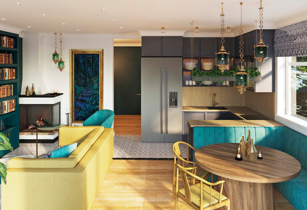 Wohn-Esszimmer. Variante 2