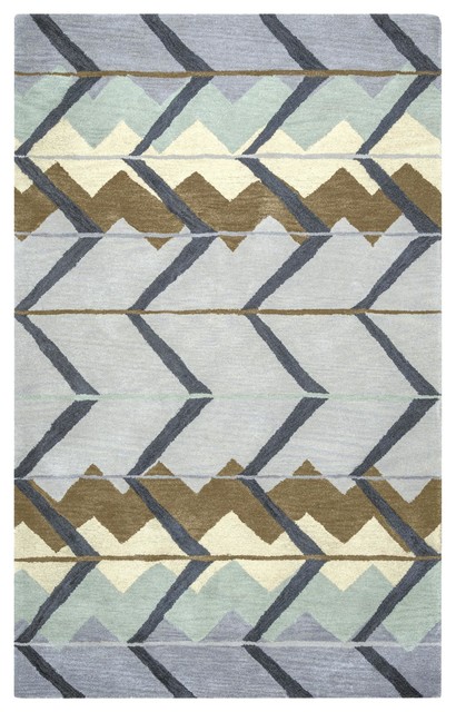 Rizzy Home Tumble Weed Loft Collection Rug, 3'x5' - Contemporary - Area ...