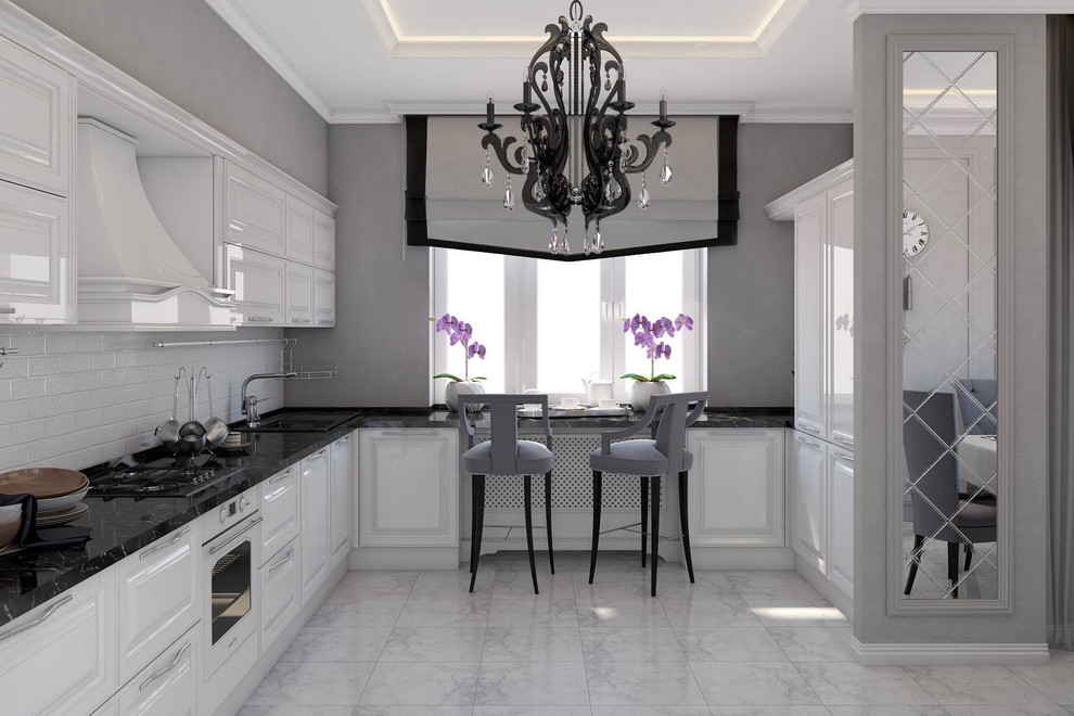 Дизайн проект кухни в коттедже