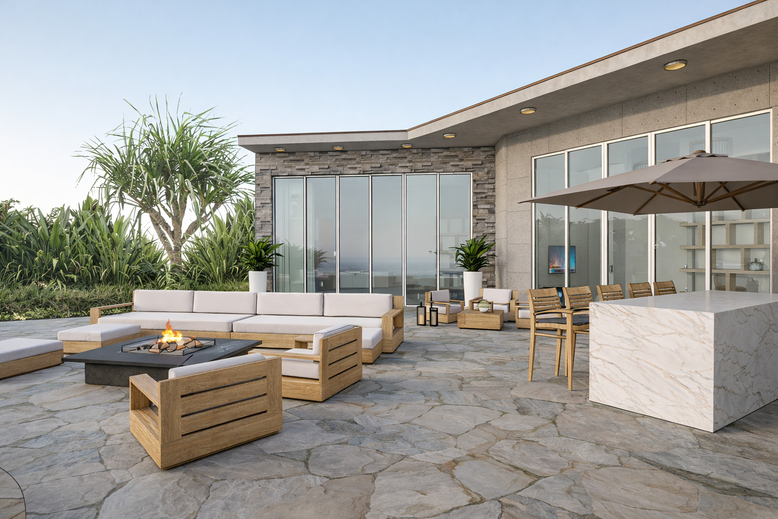 Luxury Outdoor Living Retreat