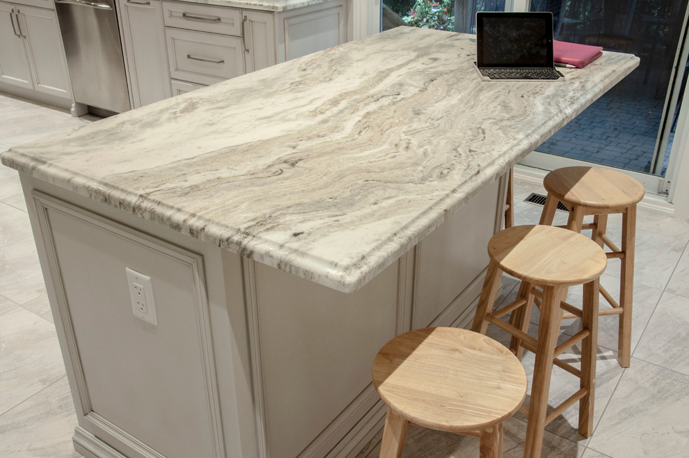 Transitional kitchen photo in Toronto