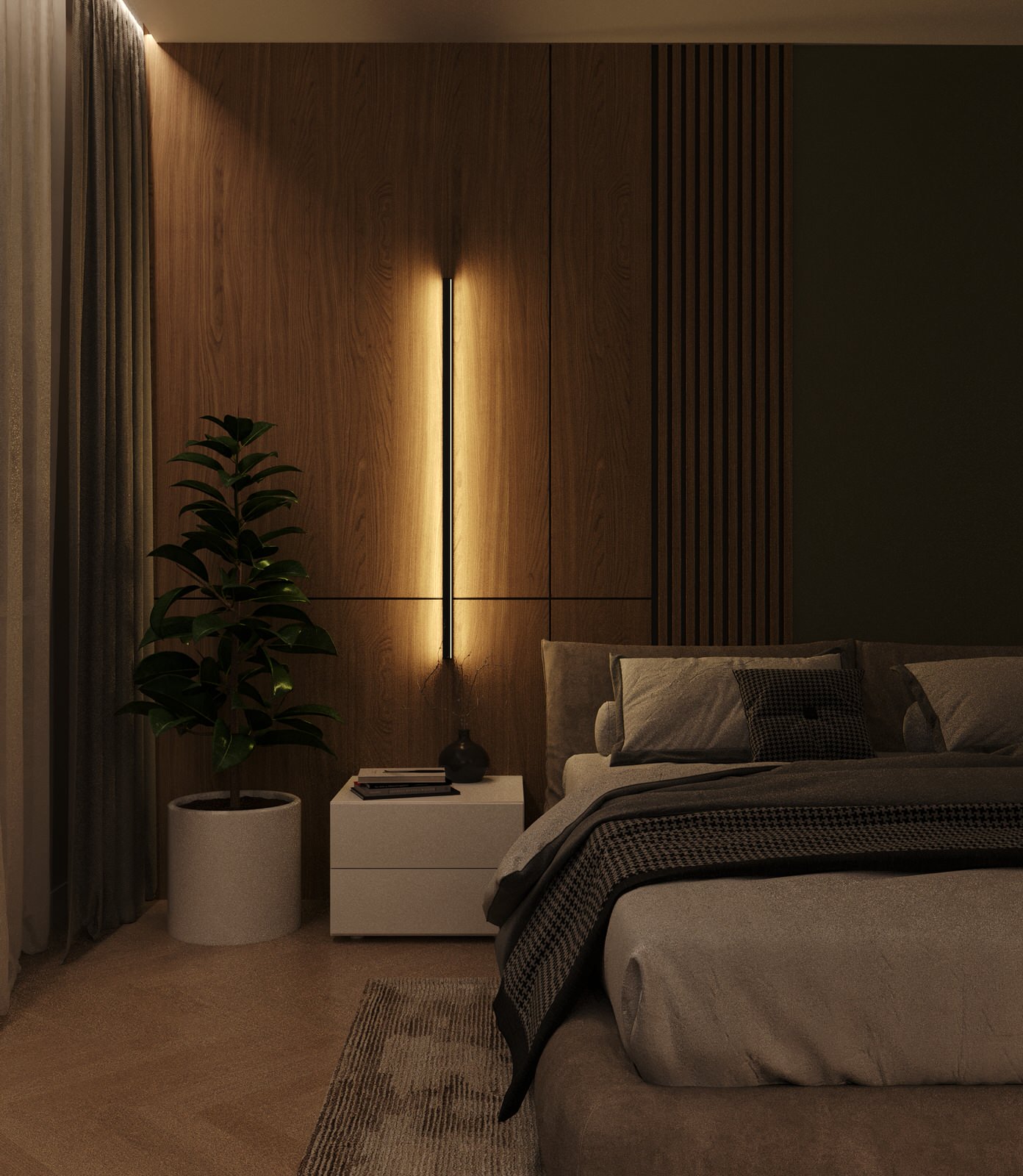 Спальня в ЖК Александровский