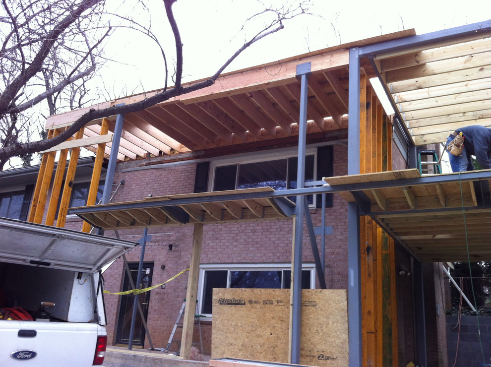 Steel frame addition