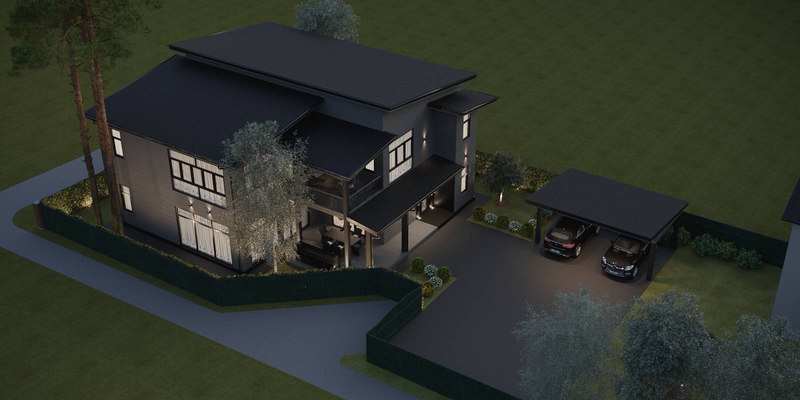 Загородный дом в скандинавском стиле