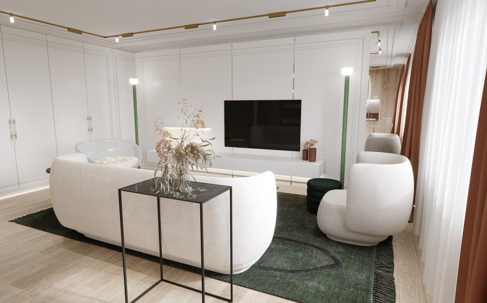 Современная квартира в Москве для девушки