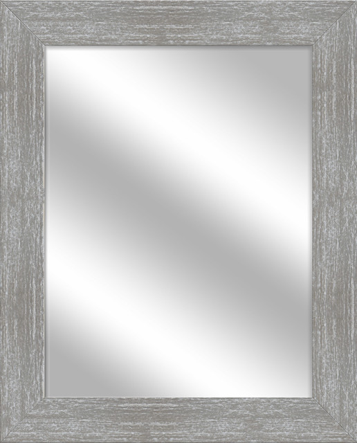 Over The Sink Vanity Mirror Gray Wash 25 5x31 5 Farmhouse Bathroom Mirrors By Ptm Images