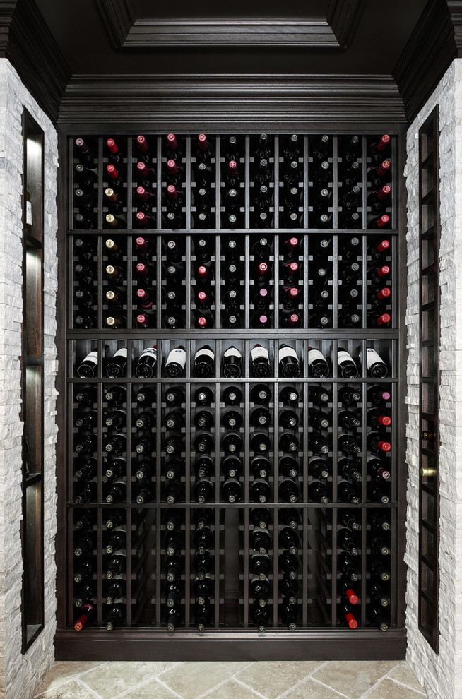 Photo of a traditional wine cellar in Detroit.