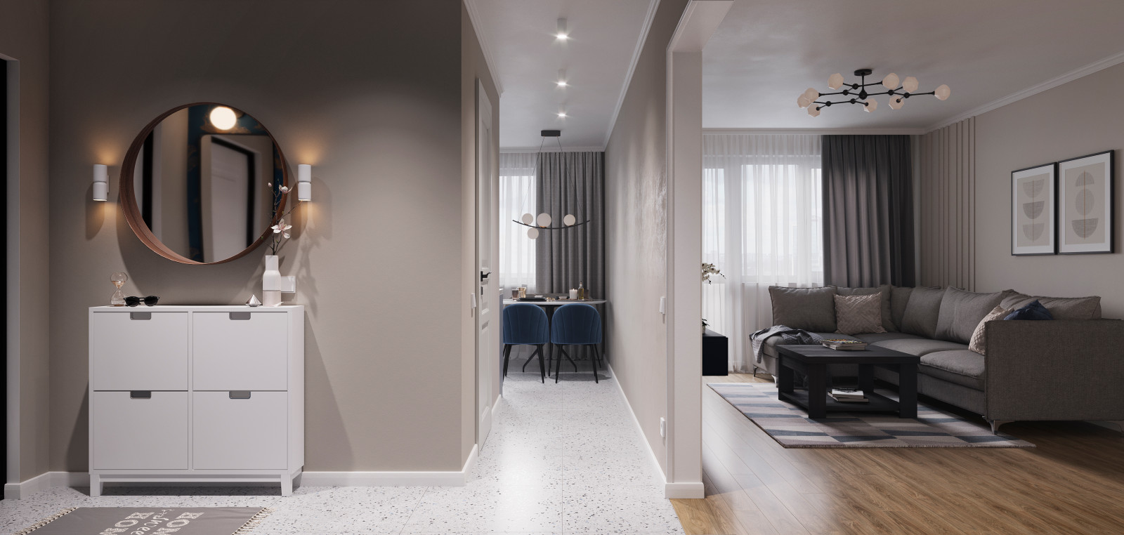 3х-комнатная квартира, 78 кв.м.