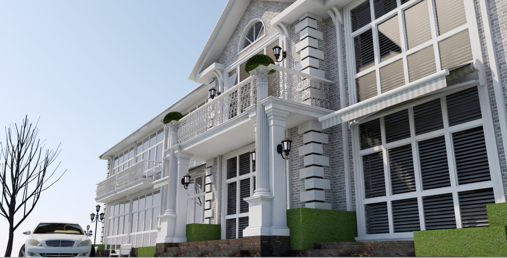 Архитектура здания в классическом стиле