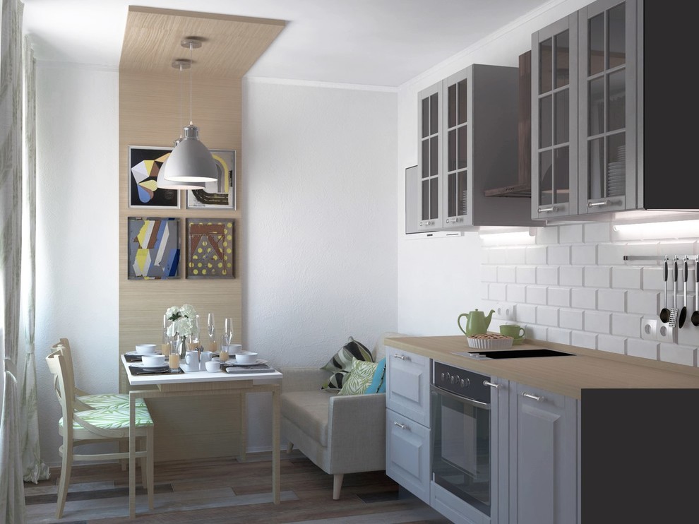 Двушка в однушке. Компактный и современный интерьер для семейной пары.