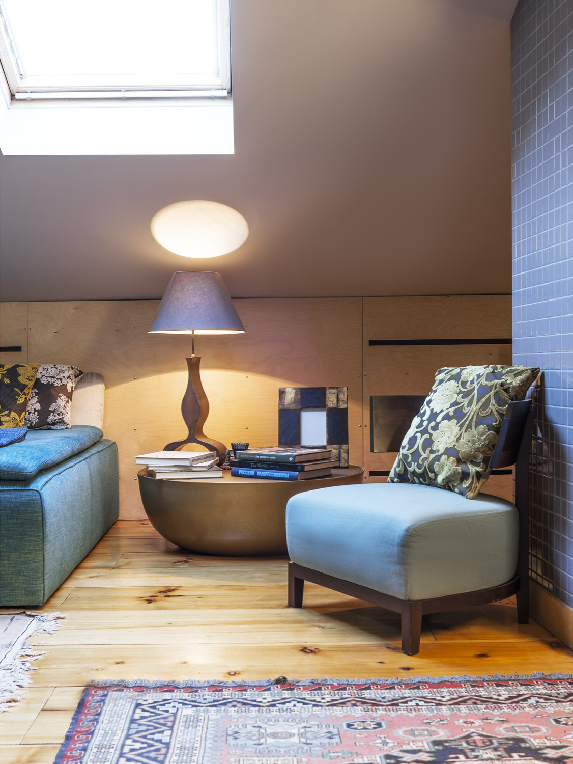 Мансарда с элементами стиля бохо-шик