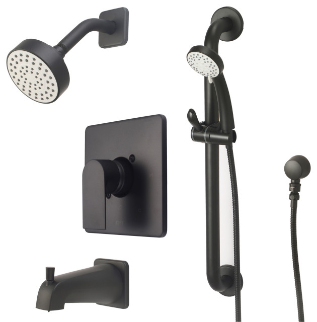 Olympia Faucets TD-23910-ADA i4 Tub and Shower Trim Package - Matte Black