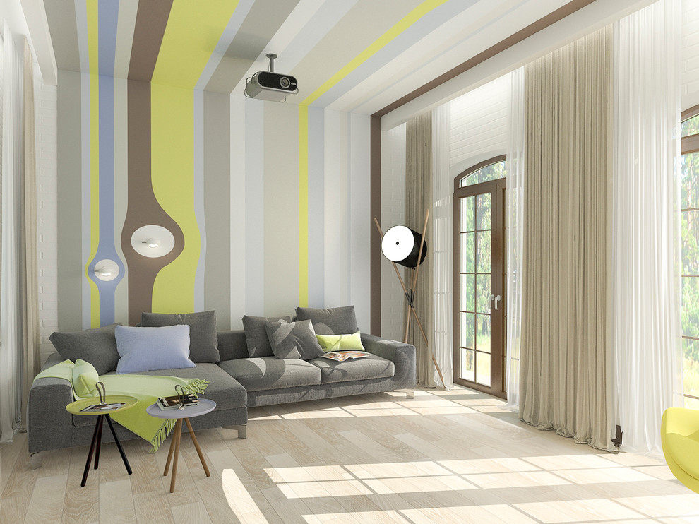 Загородный дом с кальянной. Проект. Визуализация.