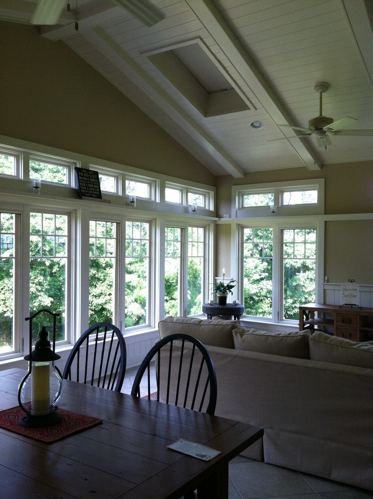 This is an example of a country sunroom in Baltimore.