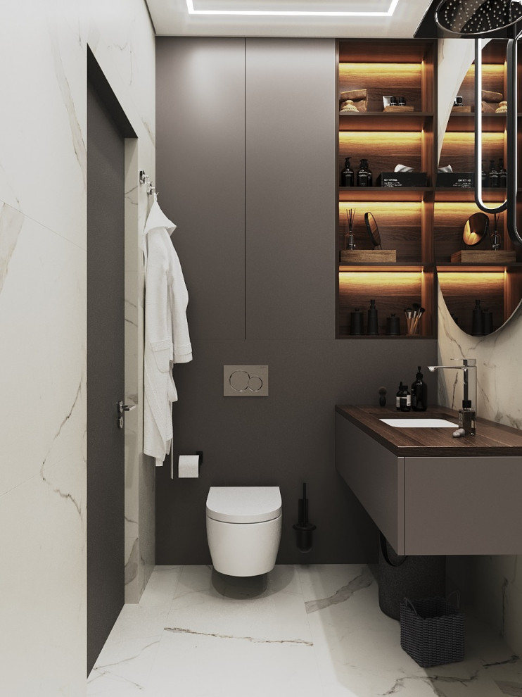 Варианты санузла в частном доме при гостевой спальне