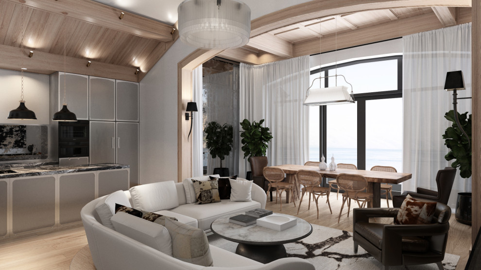 Интерьер курортного коттеджа