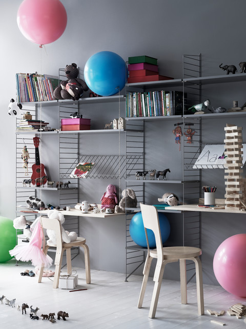 Hyllsystem till barnrummet - String scandinavian-kids