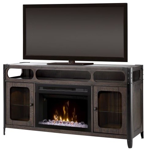 Dimplex Gds25gd 1858nb Paige Brown Media Console Acrylic Ice
