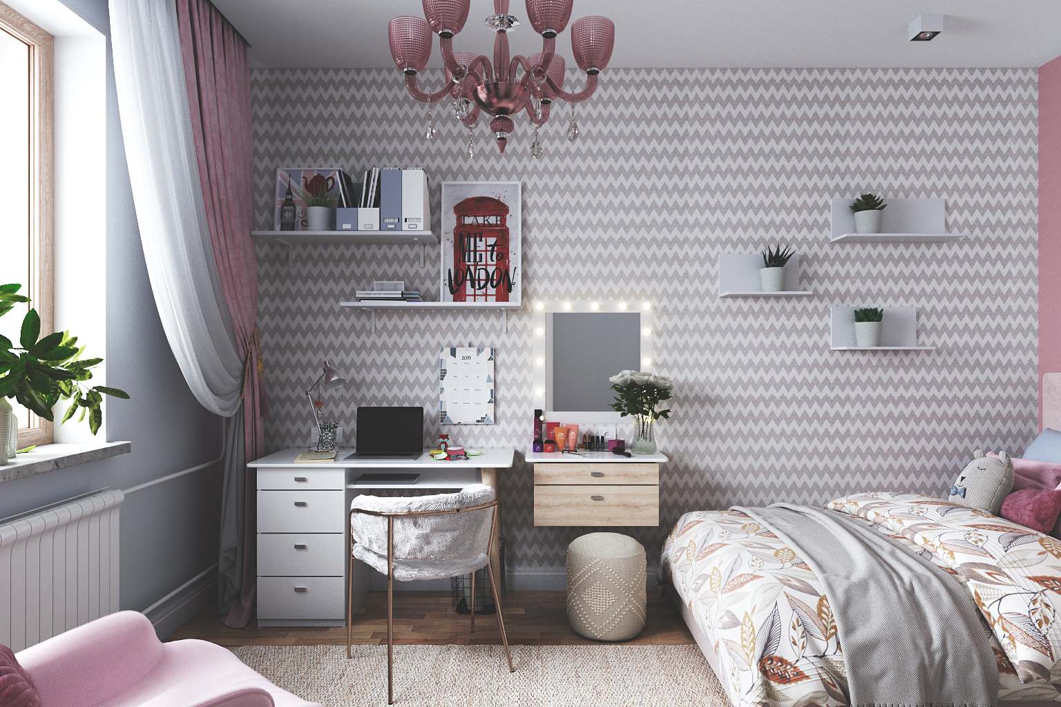 Для счастливой жизни. Проект квартиры 90 м2.