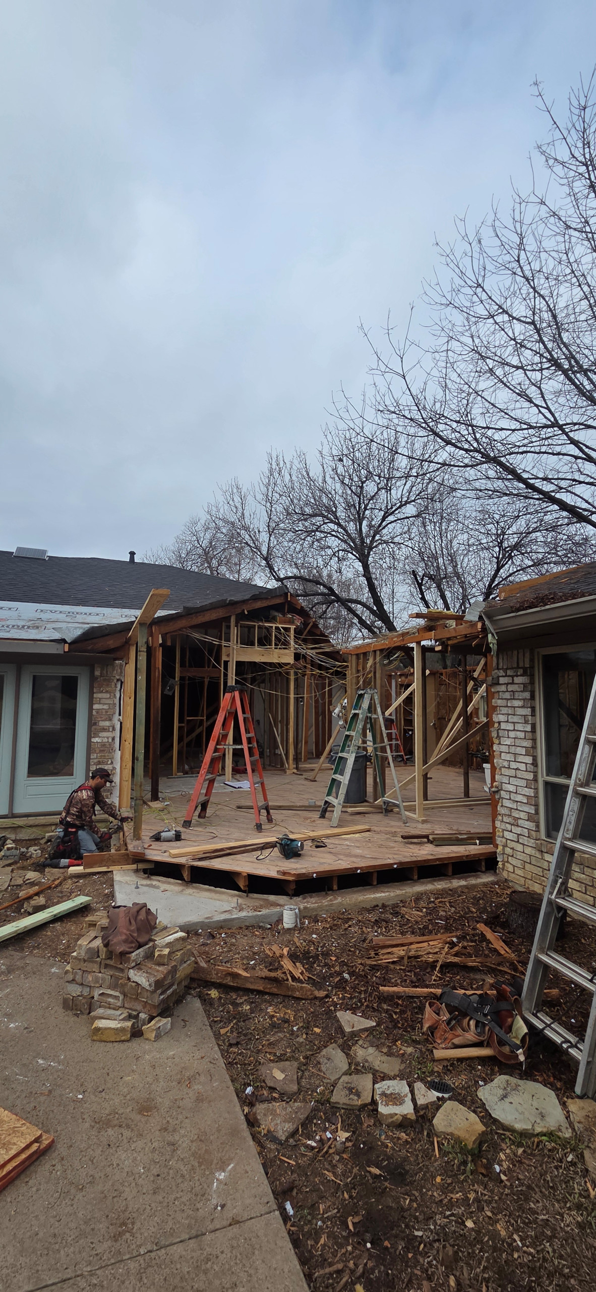 Tired of 8 foot ceilings in the Kitchen? Let's tear the roof off and make the most important room in your house larger.