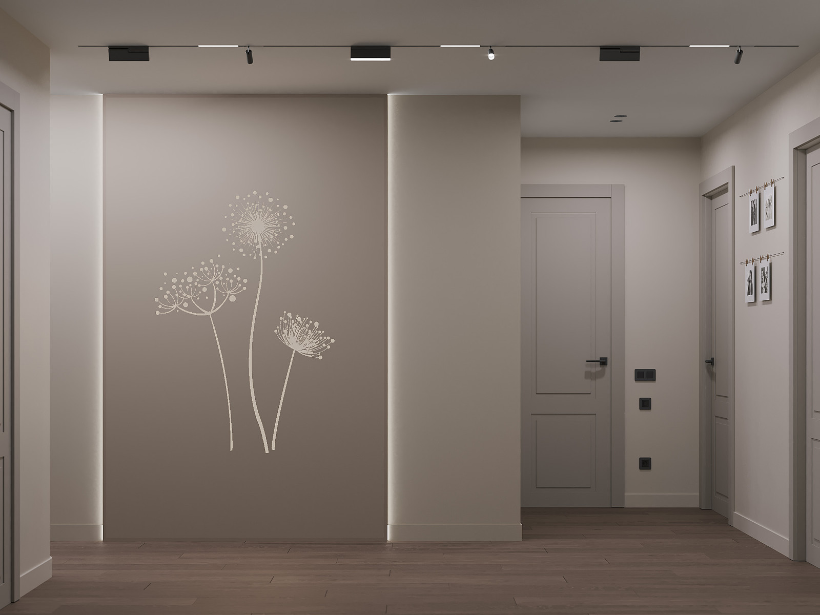 Дизайн-проект квартиры в Москве, 120 кв.м