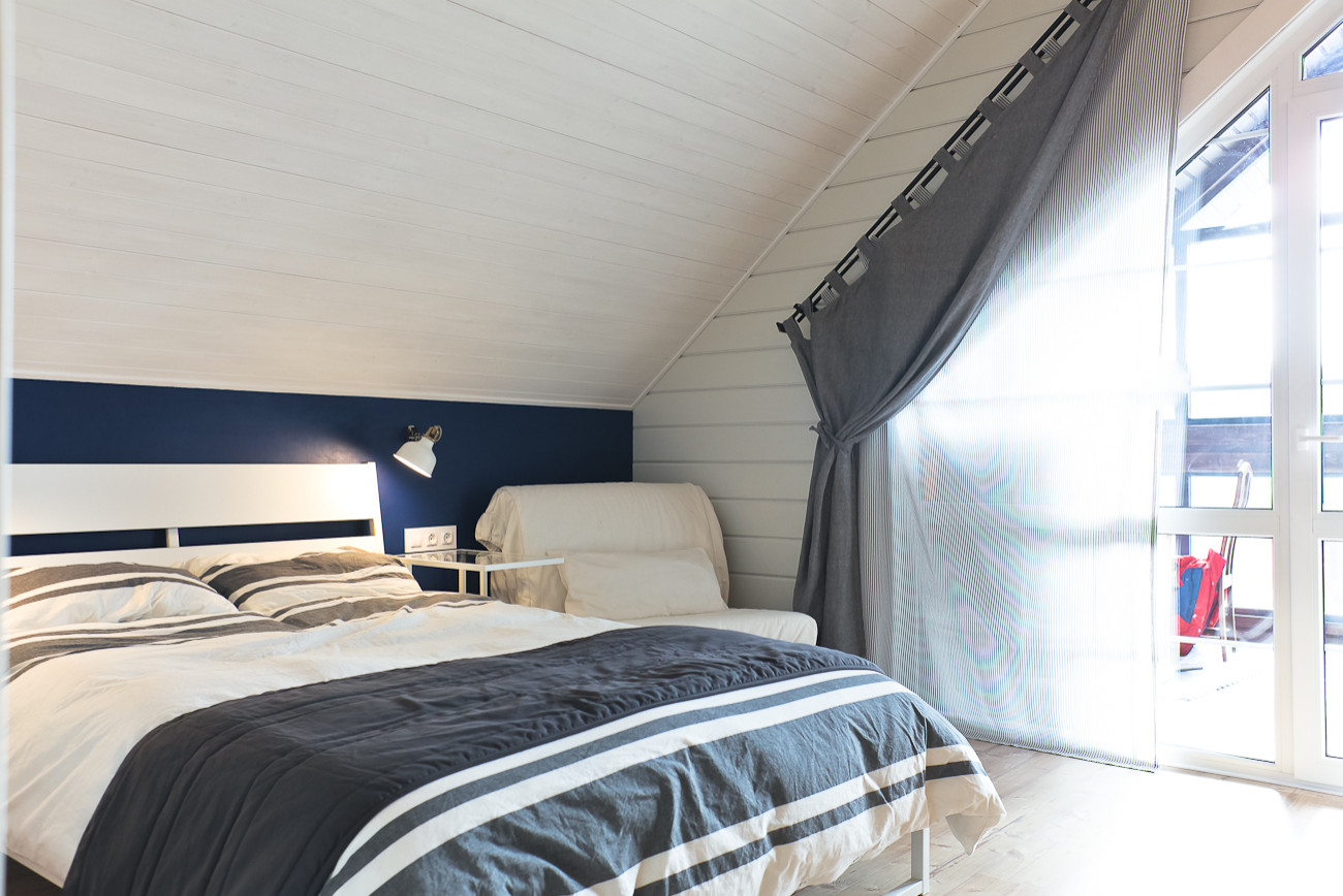 Деревянный гостевой дом в скандинавском стиле