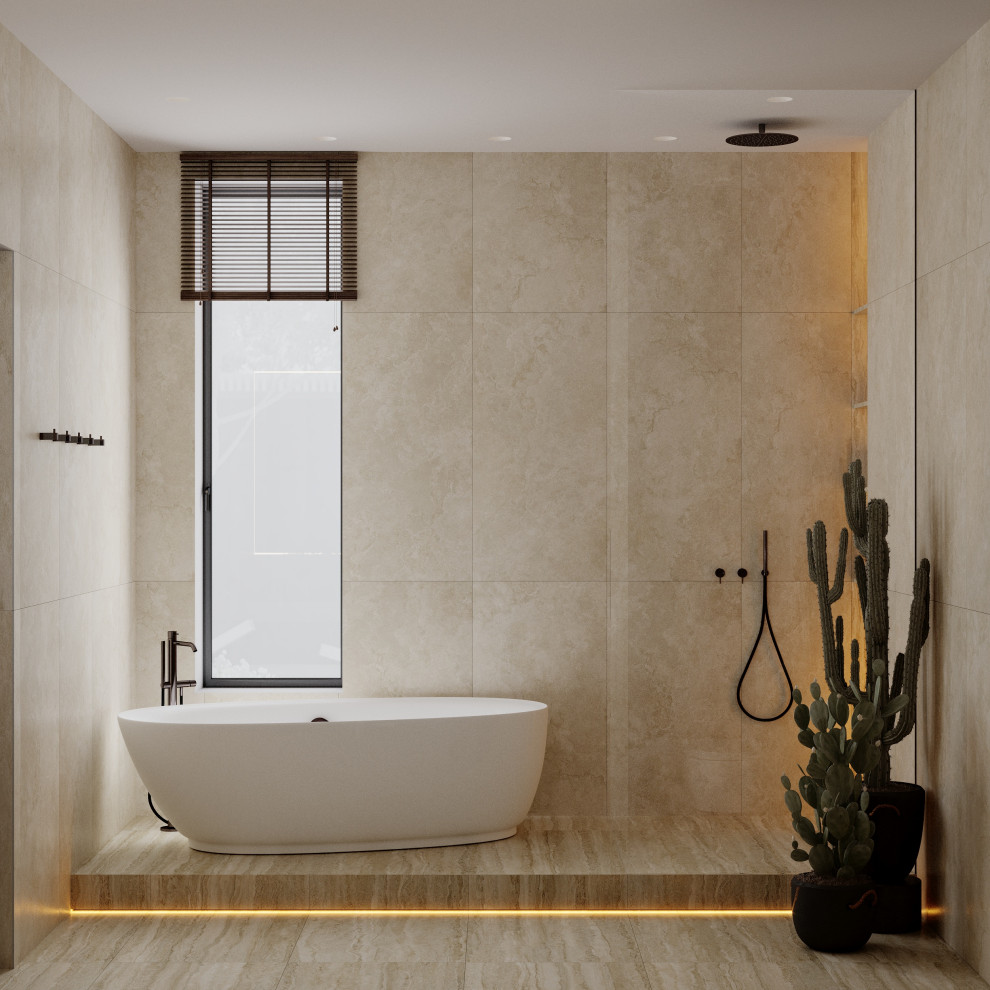 Ванная комната в загородном доме