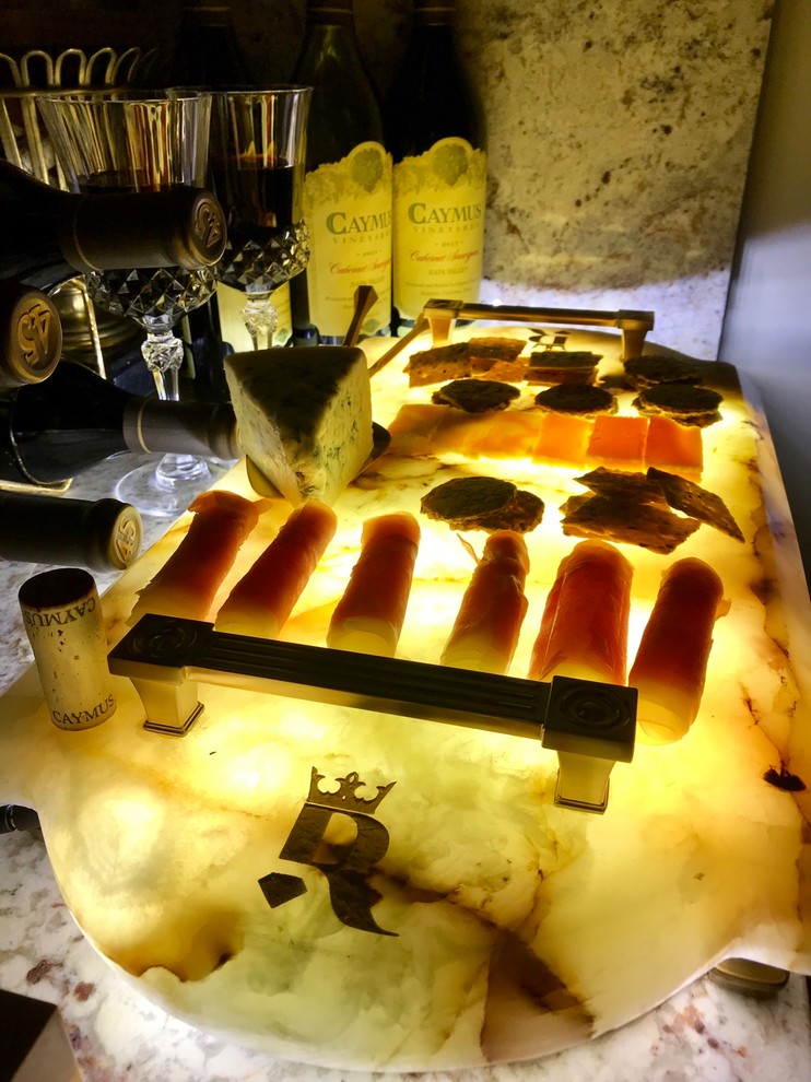 Arts and crafts wine cellar photo in Houston