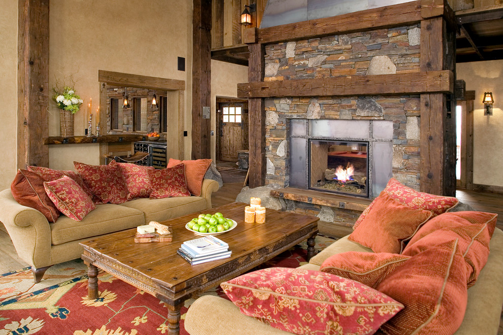 Inspiration for a country living room in Sacramento.