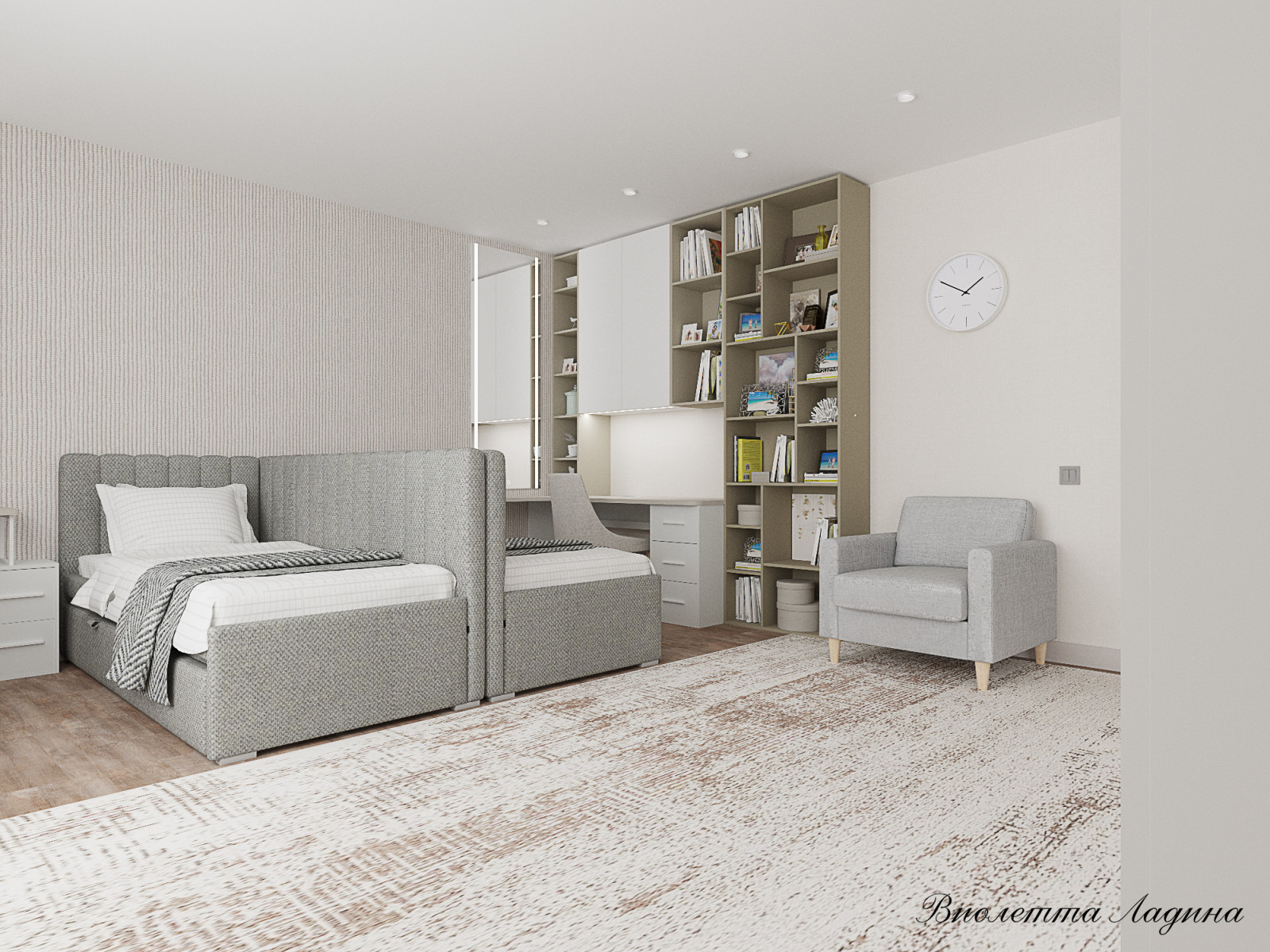 Детская комната для двух девочек.