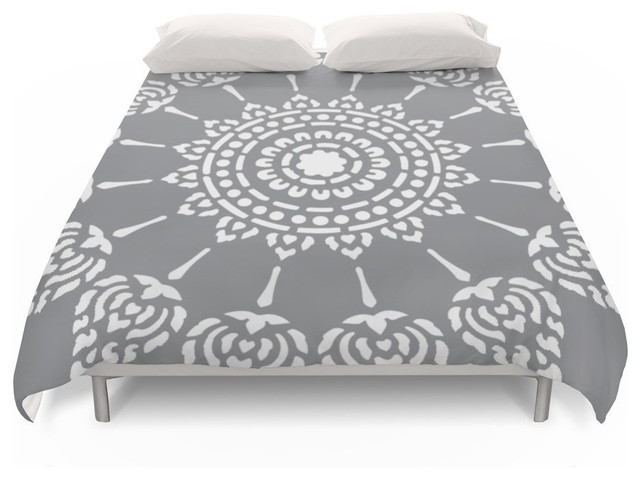 Thai Mandala Duvet Cover Contemporary Duvet Covers And Duvet