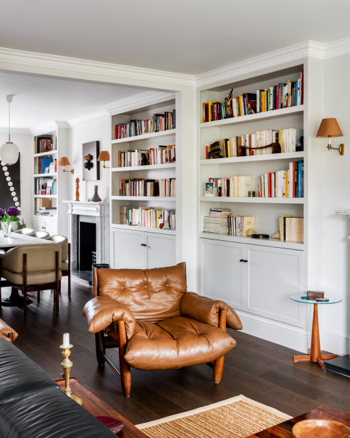 Marylebone Renovation midcentury-living-room