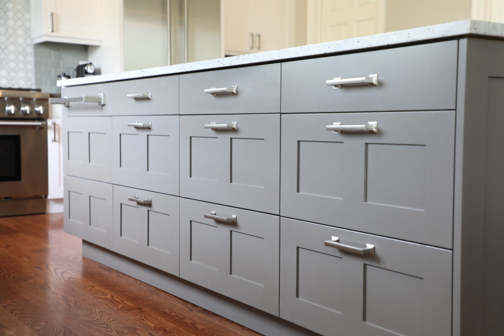 Inspiration for a transitional home design remodel in Denver