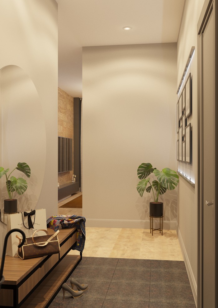 Современная квартира в центре Челябинска.