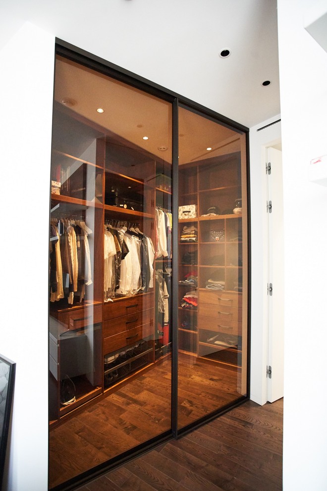 Раздвижные двери S1200 raumplus темная бронза для гардеробной