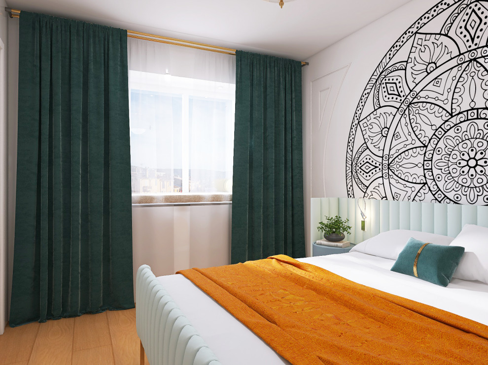 Двухкомнатная квартира в стиле фьюжн