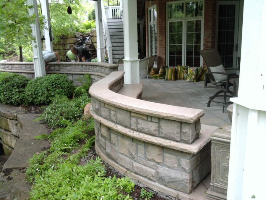 Inspiration for a modern patio remodel in Kansas City