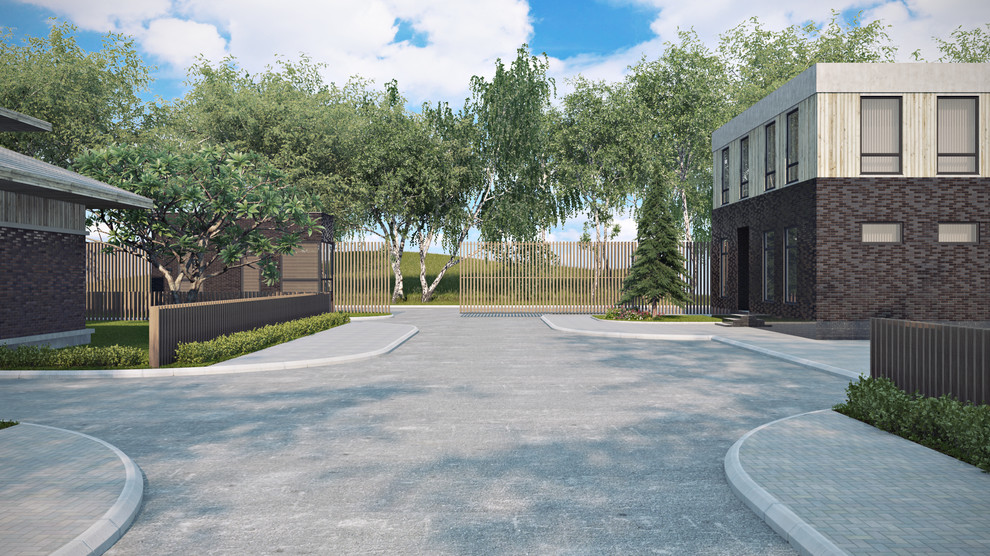 Поселок и Яхт-клуб. Эскиз и концепт