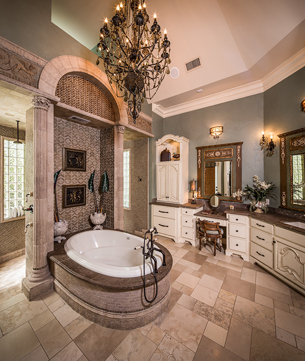 Bathroom - traditional bathroom idea in Houston