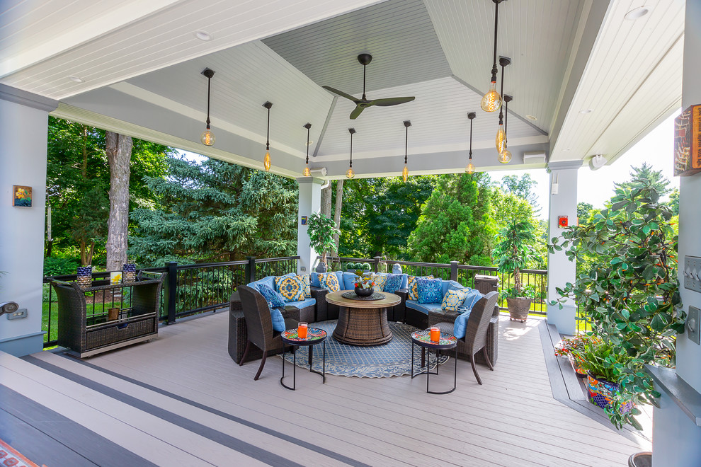Transitional deck photo in Philadelphia