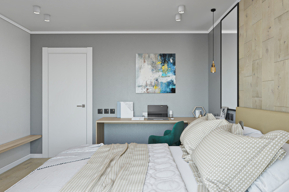 Дизайн проект однокомнатной в Мурино