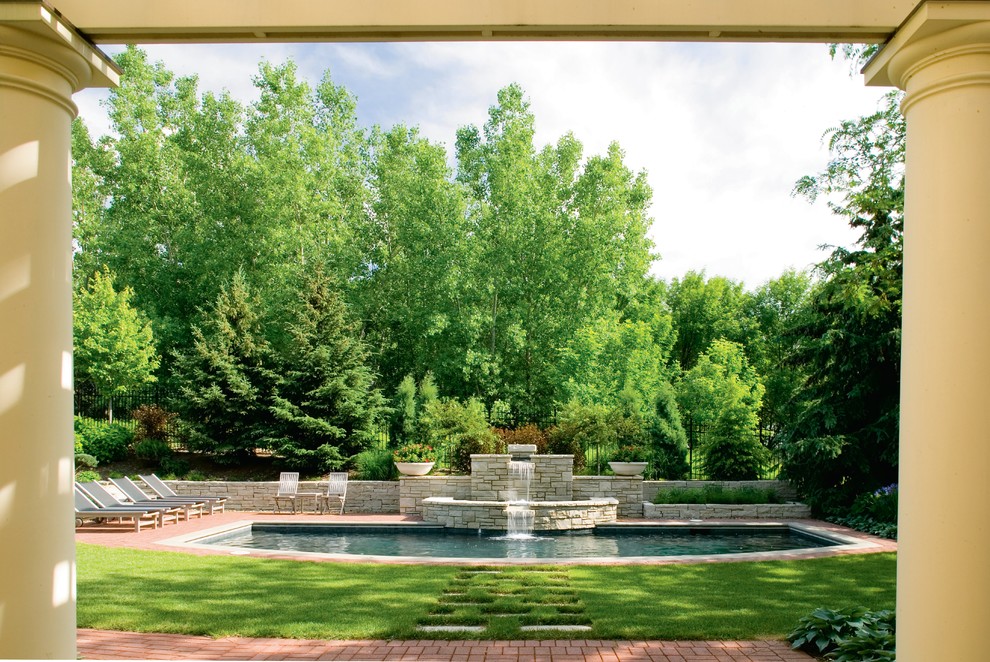 Design ideas for a transitional pool in Minneapolis.