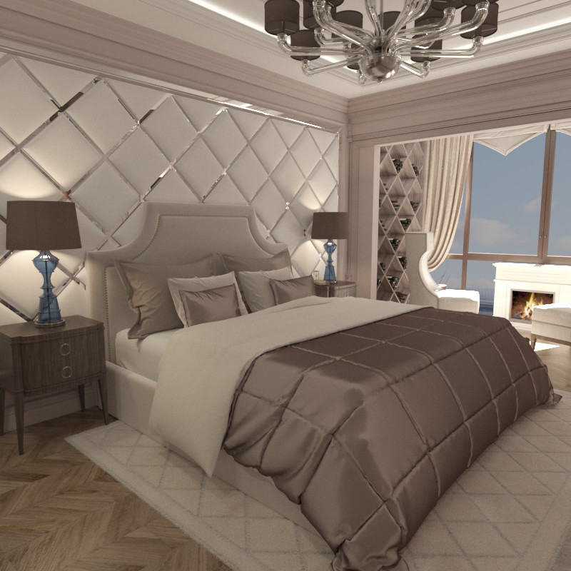 Двухкомнатная квартира в классическом стиле